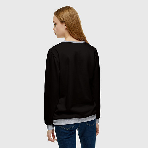 Женский свитшот Overlord Повелитель / 3D-Меланж – фото 4