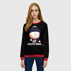 Свитшот женский South Park - мультфильм Южный парк, цвет: 3D-красный — фото 2