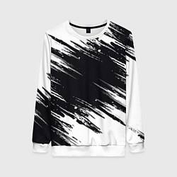 Свитшот женский БЕЛАЯ КРАСКА БРЫЗГИ, цвет: 3D-белый