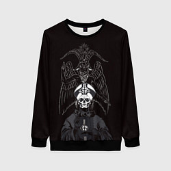 Свитшот женский Ghost Papa Emeritus, цвет: 3D-черный