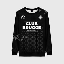 Свитшот женский Club Brugge Форма Champions, цвет: 3D-черный