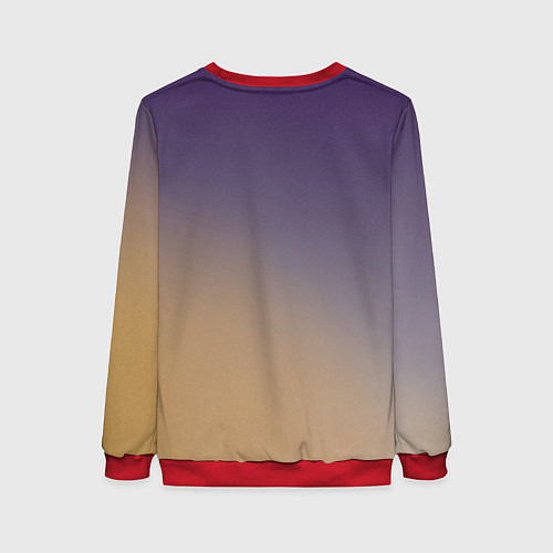 Женский свитшот Торфинн на холме / 3D-Красный – фото 2