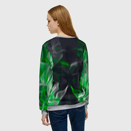 Женский свитшот S T A L K E R 2 пламя / 3D-Меланж – фото 4