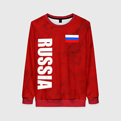 Женский свитшот RUSSIA - RED EDITION - SPORTWEAR