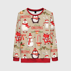 Женский свитшот СЧАСТЛИВОГО РОЖДЕСТВА MERRY CHRISTMAS