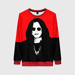 Свитшот женский OZZY OSBOURNE ОЗЗИ ОСБОРН, цвет: 3D-красный