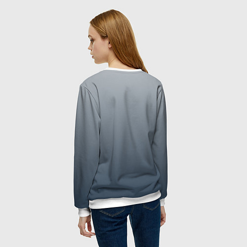 Женский свитшот Навечно молодой Young forever / 3D-Белый – фото 4