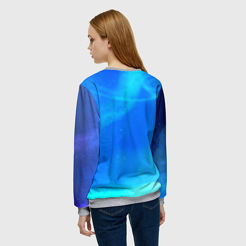 Женский свитшот Взрослый Твиг из мультфильма Hilda / 3D-Меланж – фото 4