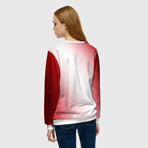 Женский свитшот Eat Sleep Forza Horizon Repeat / 3D-Белый – фото 4