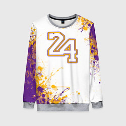 Свитшот женский Коби Брайант Lakers 24, цвет: 3D-меланж