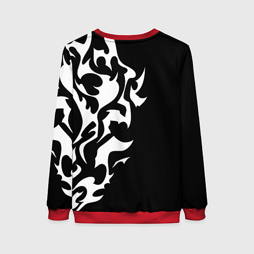 Женский свитшот ПРОКЛЯТЫЙ ЩИТ ВОСХОЖДЕНИЕ ГЕРОЯ / 3D-Красный – фото 2