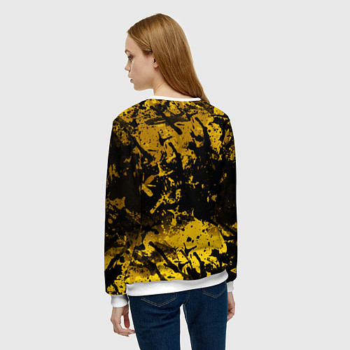 Женский свитшот Клинок, рассекающий демонов Зеницу / 3D-Белый – фото 4