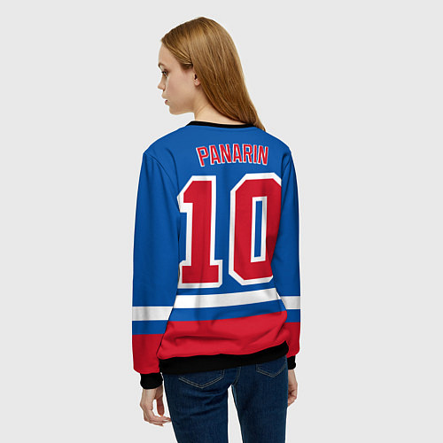 Женский свитшот New York Rangers Панарин / 3D-Черный – фото 4