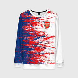 Свитшот женский Arsenal fc арсенал фк texture, цвет: 3D-белый