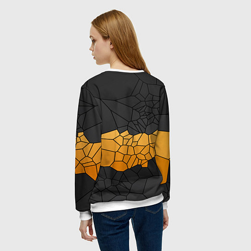 Женский свитшот Кен Мастерс - Street Fighter / 3D-Белый – фото 4