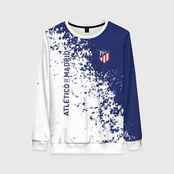 Свитшот женский Atletico madrid football sport, цвет: 3D-белый