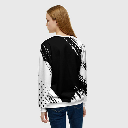 Женский свитшот Fc juventus фс ювентус / 3D-Белый – фото 4