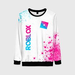 Свитшот женский Roblox Neon Gradient FS, цвет: 3D-черный