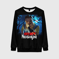 Свитшот женский Secret Neighbor, цвет: 3D-черный