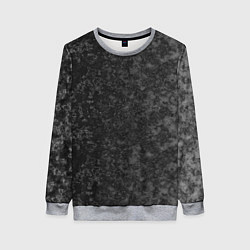 Женский свитшот Black marble Черный мрамор