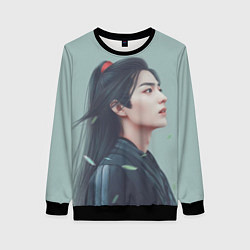 Свитшот женский Неукротимый Вей Ин, цвет: 3D-черный