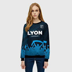 Свитшот женский Lyon Legendary Форма фанатов, цвет: 3D-черный — фото 2