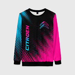 Женский свитшот Citroen - Neon Gradient