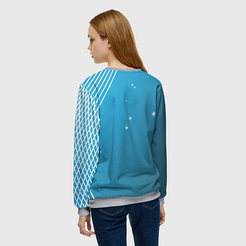 Женский свитшот Тоттенхэм хотспур Абстракция / 3D-Меланж – фото 4
