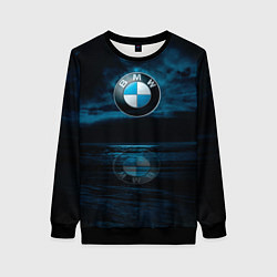 Свитшот женский BMW marine theme, цвет: 3D-черный