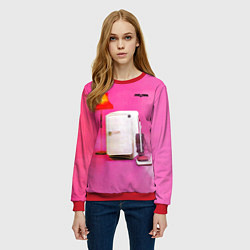 Свитшот женский Three Imaginary Boys - The Cure, цвет: 3D-красный — фото 2