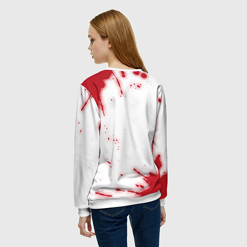 Женский свитшот The Division: Best Player Ultimate / 3D-Белый – фото 4