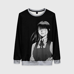 Свитшот женский Человек-бензопила : Аса Митака, цвет: 3D-меланж