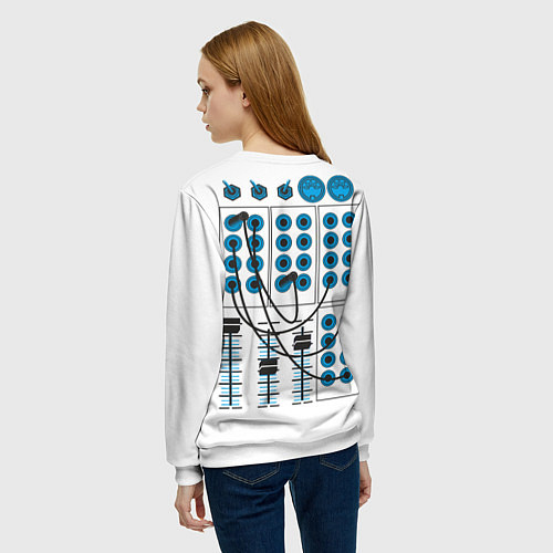 Женский свитшот Тру Аналог / 3D-Белый – фото 4