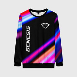 Свитшот женский Genesis speed lights, цвет: 3D-черный