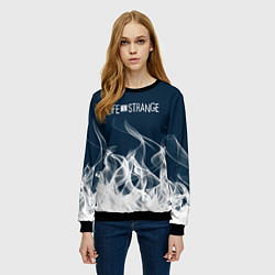 Свитшот женский Life is Strange огонь, цвет: 3D-черный — фото 2