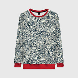 Женский свитшот Дудл иллюстрация любовь