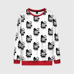 Свитшот женский Глейпнир узор арт, цвет: 3D-красный