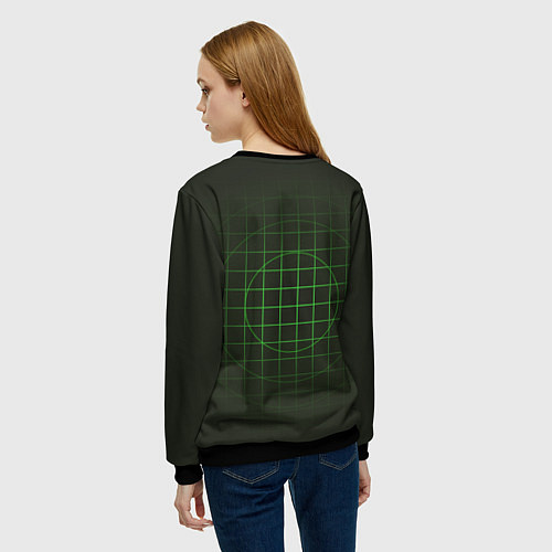 Женский свитшот Game over RaM / 3D-Черный – фото 4