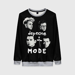 Свитшот женский Depeche Mode portrait, цвет: 3D-меланж