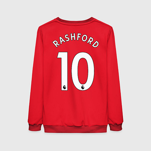 Женский свитшот Rashford Манчестер Юнайтед форма 20222023 / 3D-Красный – фото 2