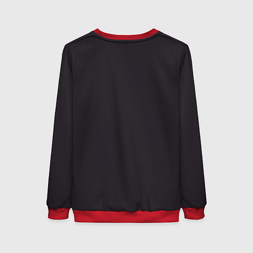 Женский свитшот Данил Прытков черно-белая фотография / 3D-Красный – фото 2