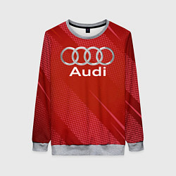 Свитшот женский Audi abstraction, цвет: 3D-меланж