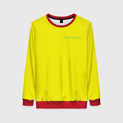 Женский свитшот Киберпанк - Лого Дэвида