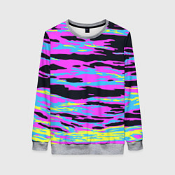 Свитшот женский Lollipop камуфляж, цвет: 3D-меланж