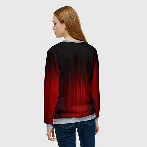 Женский свитшот Volkswagen art / 3D-Меланж – фото 4