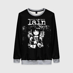Свитшот женский Serial Experiments Lain, цвет: 3D-меланж