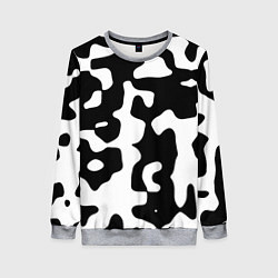 Свитшот женский Камуфляж Cowskin крупный, цвет: 3D-меланж