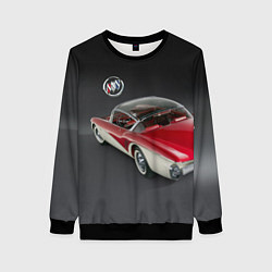 Свитшот женский Buick Centurion - USA - Retro, цвет: 3D-черный