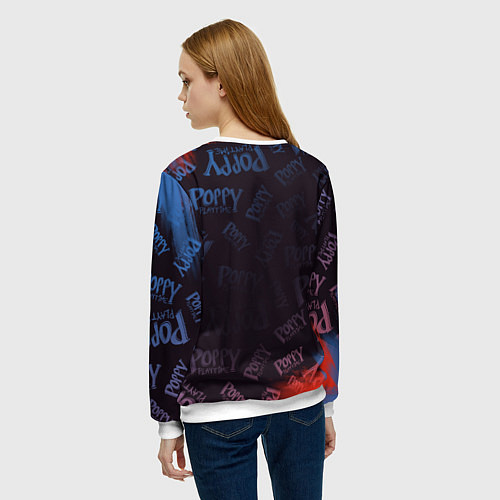 Женский свитшот Хаги Ваги AR / 3D-Белый – фото 4