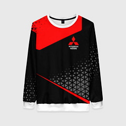 Свитшот женский Mitsubishi - Sportwear, цвет: 3D-белый